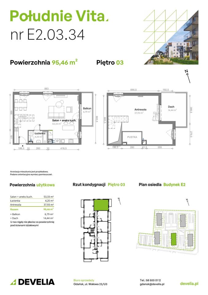 Mieszkanie 4-pokojowe Gdańsk Orunia Górna, ul. Kazimierza Wielkiego. Zdjęcie 7