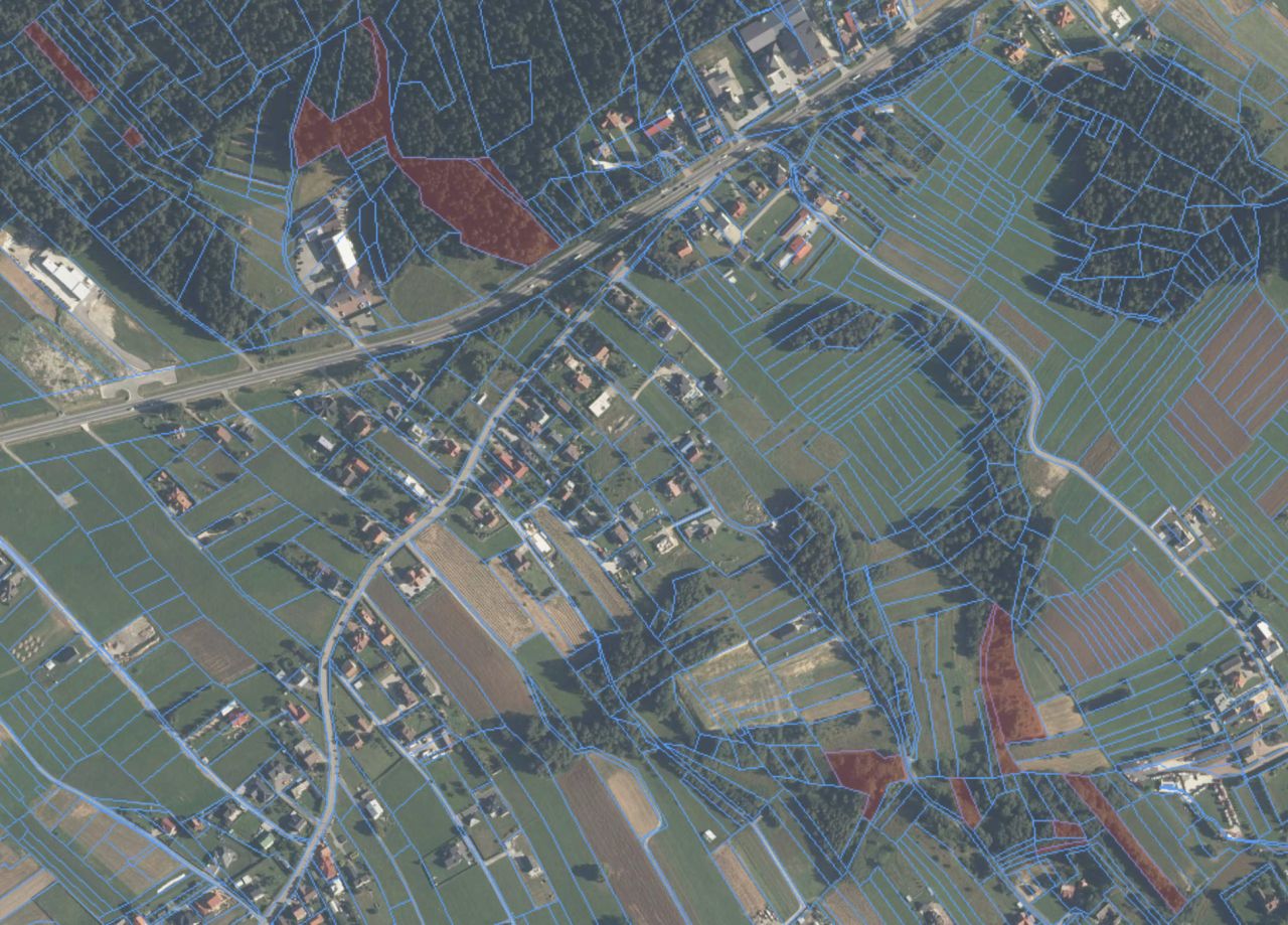 Działka rolno-budowlana Rokiciny Podhalańskie Winiarskówka