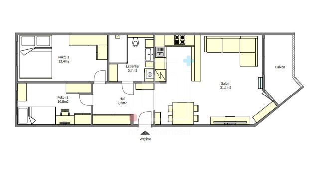 Mieszkanie 3-pokojowe Warszawa Ursus, ul. Józefa Chełmońskiego. Zdjęcie 13