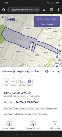 Działka rolno-budowlana Sopotnia Wielka. Zdjęcie 1