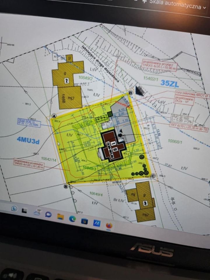 Działka budowlana Nowe Bystre. Zdjęcie 4