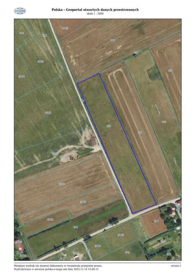 Działka rolna Wilkowo. Zdjęcie 1