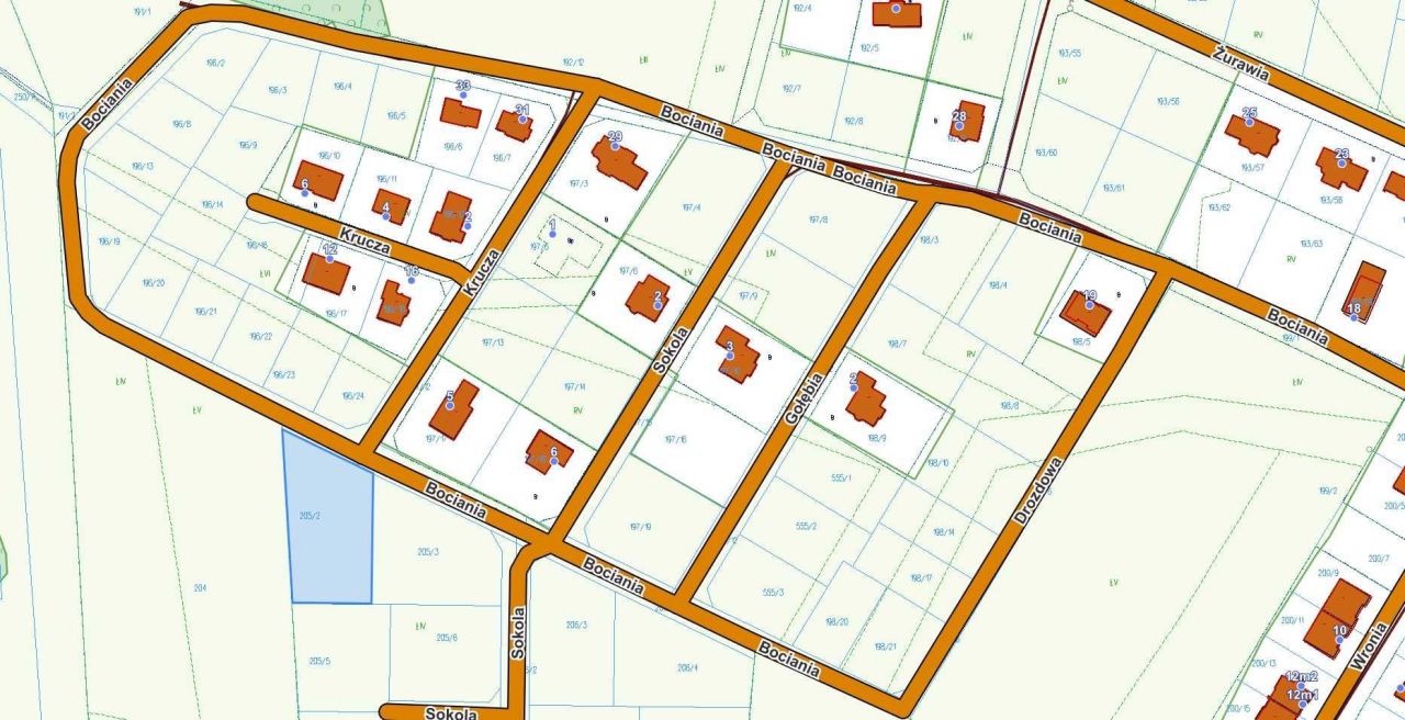 Działka budowlana Słupno, ul. Bociania. Zdjęcie 1