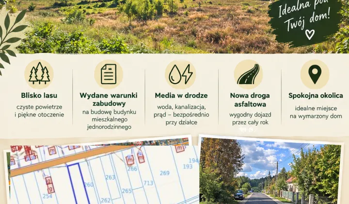 Działka budowlana Widuchowa, ul. Zielona