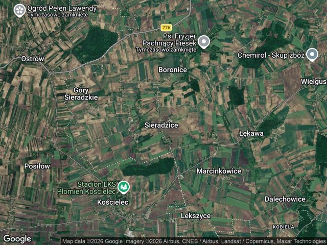 Działka rolna Sieradzice. Zdjęcie 1