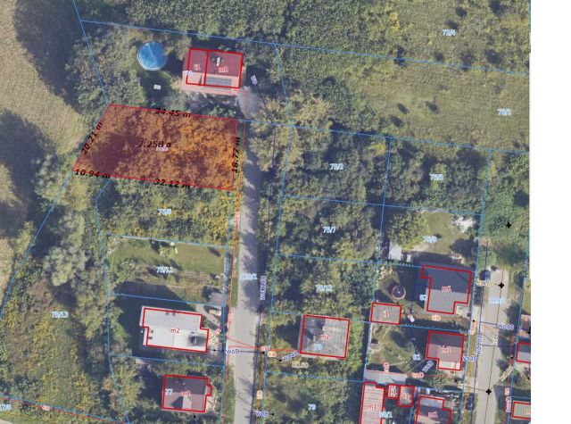 Działka budowlana Radom Koniówka, ul. Rybna. Zdjęcie 1