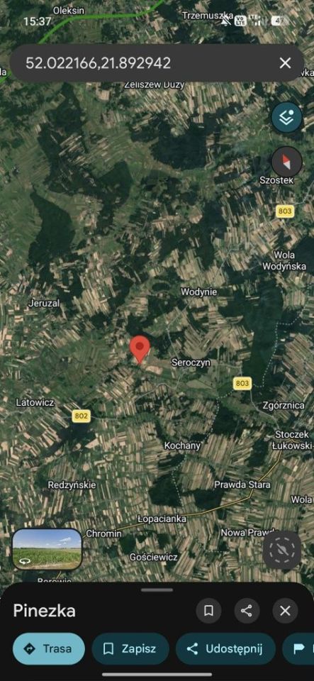 Działka budowlana Borki. Zdjęcie 2