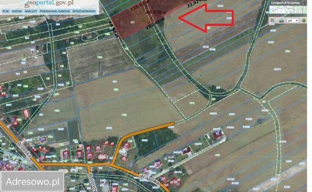 Działka siedliskowa Kraków Nowa Huta, ul. Brzeska. Zdjęcie 1