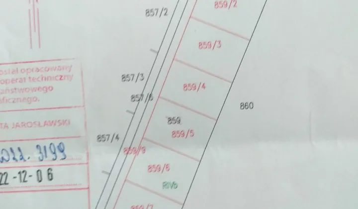 Działka budowlana Wiązownica, ul. Orzechowa