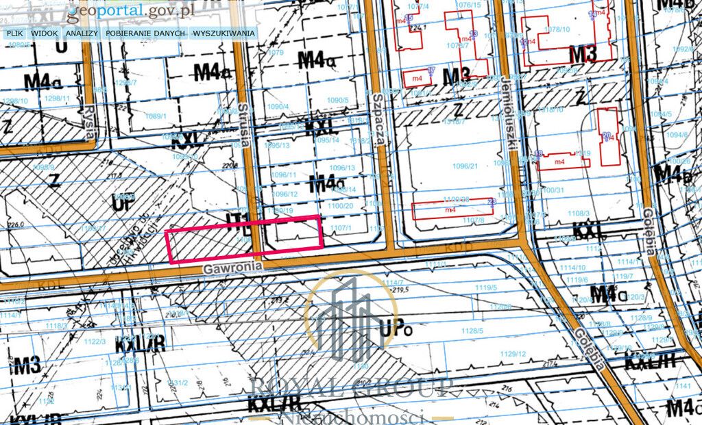 Działka inwestycyjna Lublin Węglinek, ul. Jemiołuszki. Zdjęcie 3
