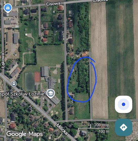 Działka budowlana Łozina, ul. Świerkowa. Zdjęcie 1