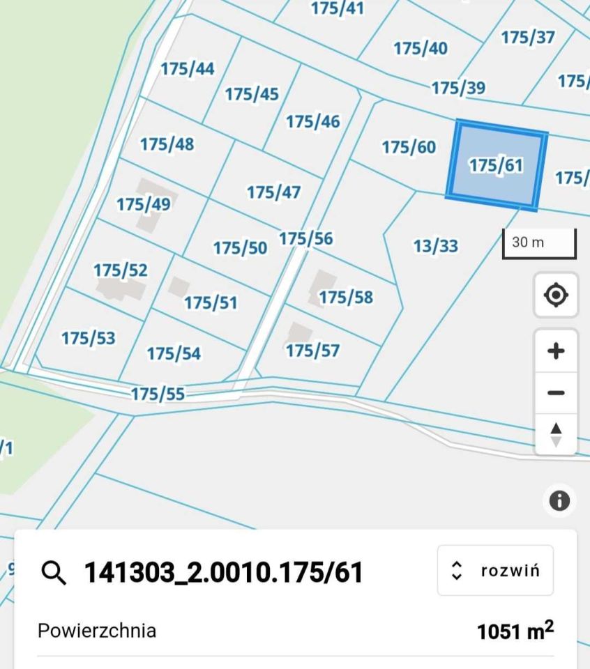 Działka budowlana Parcele Łomskie. Zdjęcie 2