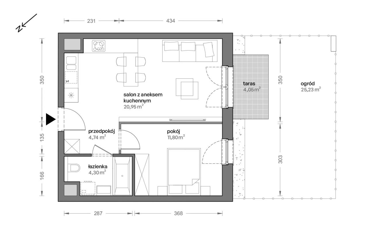 Mieszkanie 2-pokojowe Katowice Brynów, ul. Ceglana. Zdjęcie 7