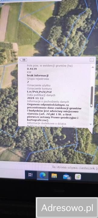Działka rolno-budowlana Białka. Zdjęcie 3