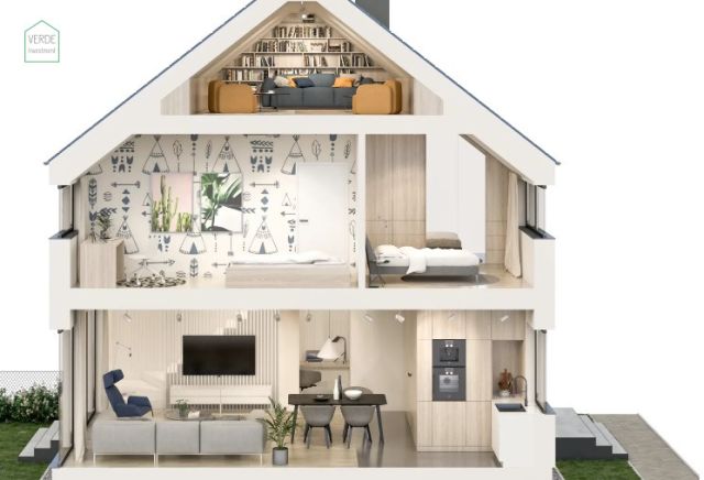 dom szeregowy, 4 pokoje Komorniki. Zdjęcie 16