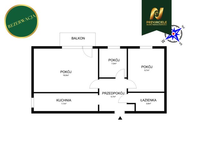 Mieszkanie 3-pokojowe Sopot Brodwino, ul. Władysława Cieszyńskiego. Zdjęcie 16