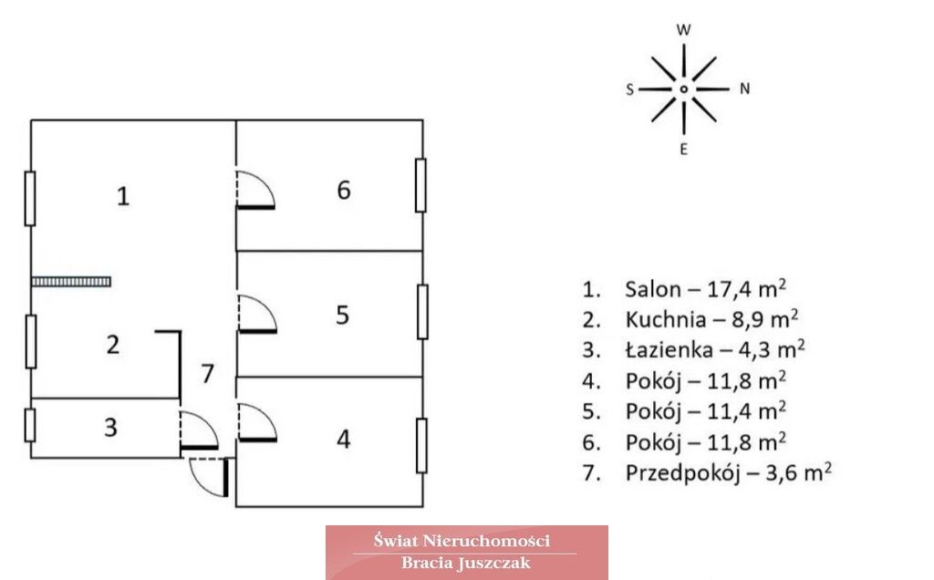 Mieszkanie 3-pokojowe Wrocław Księże Małe. Zdjęcie 9