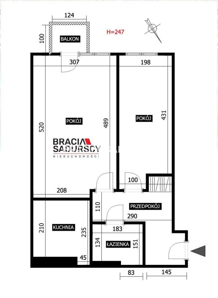 Mieszkanie 2-pokojowe Kraków Bieńczyce, os. Kazimierzowskie. Zdjęcie 38