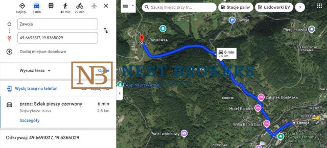 Działka budowlana Zawoja. Zdjęcie 6
