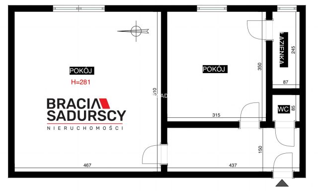 Mieszkanie 2-pokojowe Kraków Stare Miasto, ul. Bosacka. Zdjęcie 22