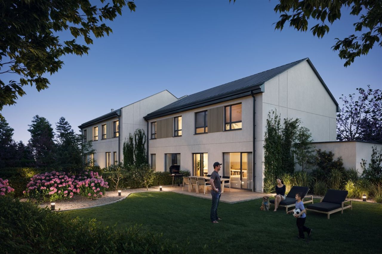 dom szeregowy, 4 pokoje Łazy