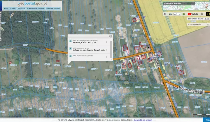 Działka budowlana Zawiercie Bzów, ul. Zuchowa