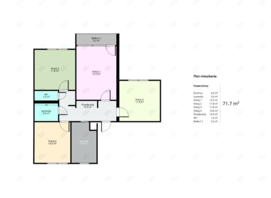 Mieszkanie 4-pokojowe Warszawa Bemowo, ul. Anieli Krzywoń. Zdjęcie 6