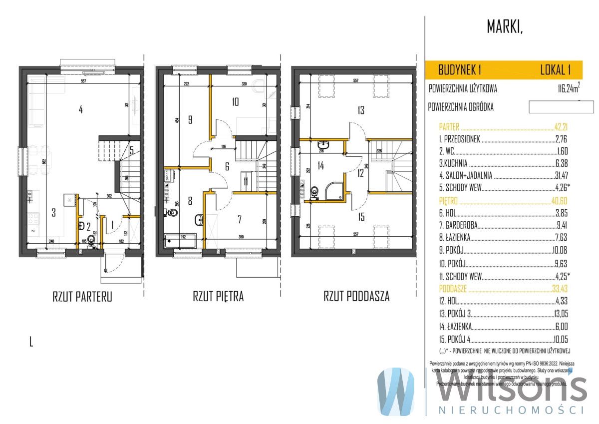 dom szeregowy, 6 pokoi Marki, ul. Gliniecka. Zdjęcie 9