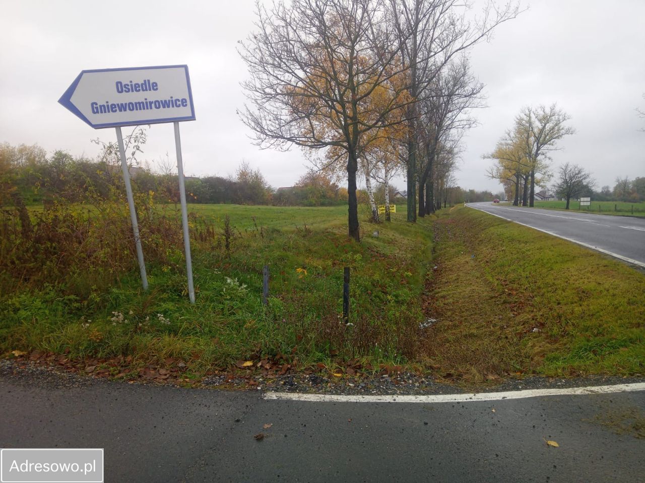 Działka inwestycyjna Gniewomirowice. Zdjęcie 3