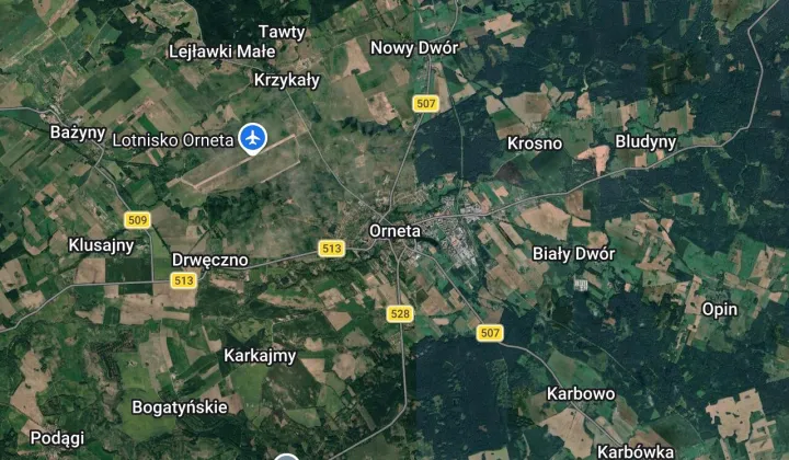 Działka rolna Mingajny