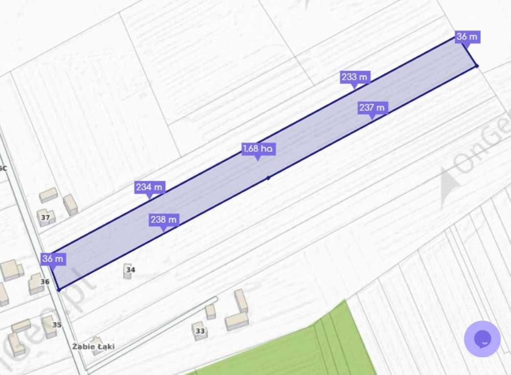 Działka rolno-budowlana Żabieniec. Zdjęcie 2