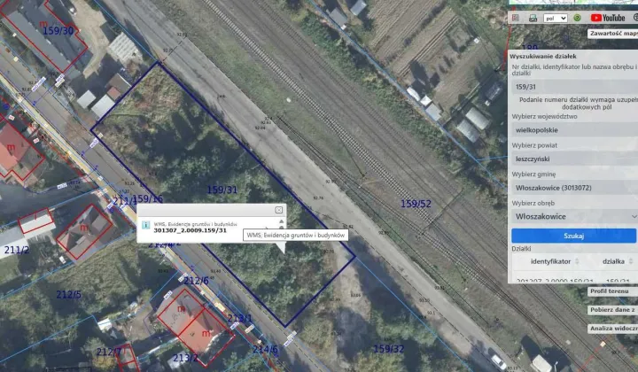 Działka budowlana Włoszakowice, ul. Jana Otto