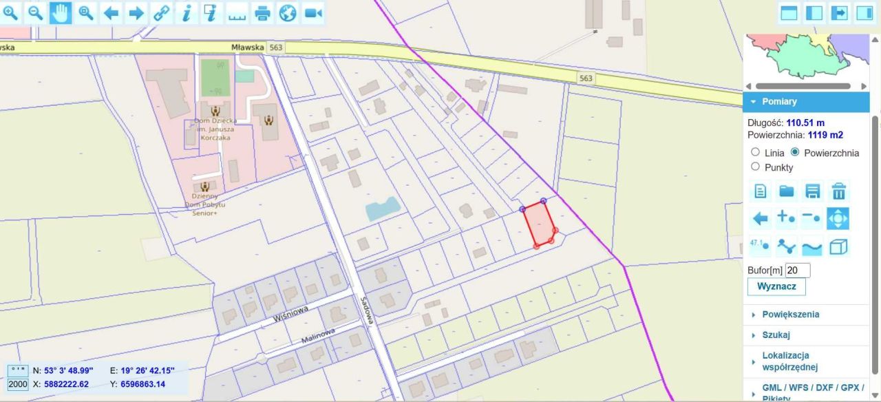 Działka budowlana Rypin, ul. Sadowa. Zdjęcie 3