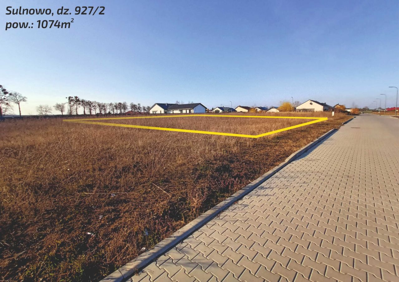 Działka budowlana Sulnowo, ul. Bratkowa. Zdjęcie 5