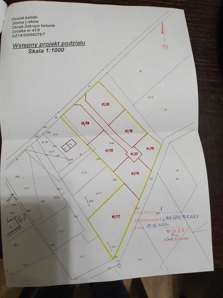 Działka budowlana Zakrzyn-Kolonia