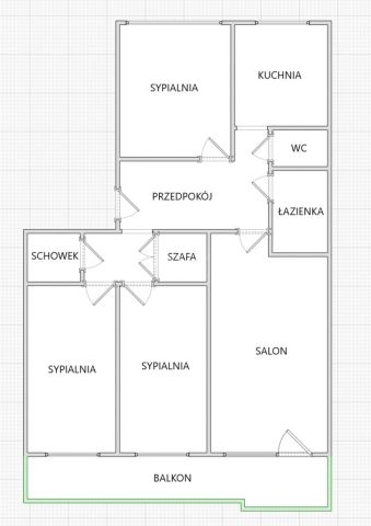Mieszkanie 4-pokojowe Wrocław Popowice, ul. Legnicka. Zdjęcie 14