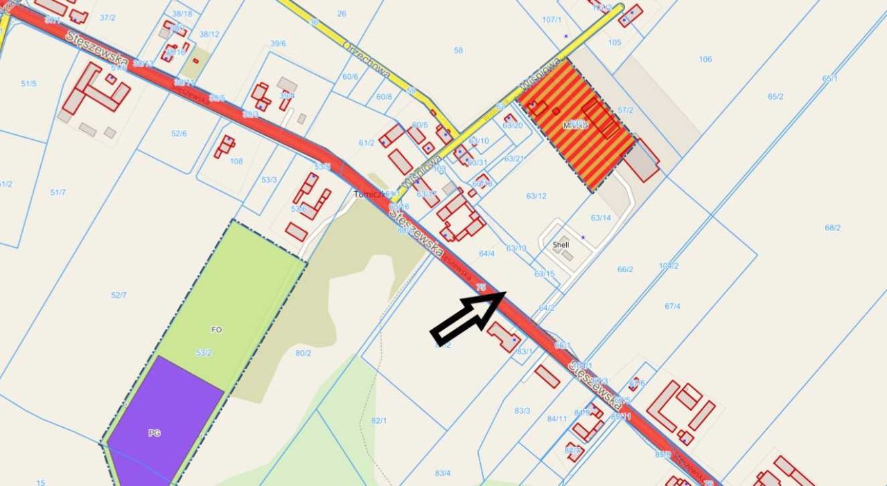 Działka inwestycyjna Tomiczki. Zdjęcie 2