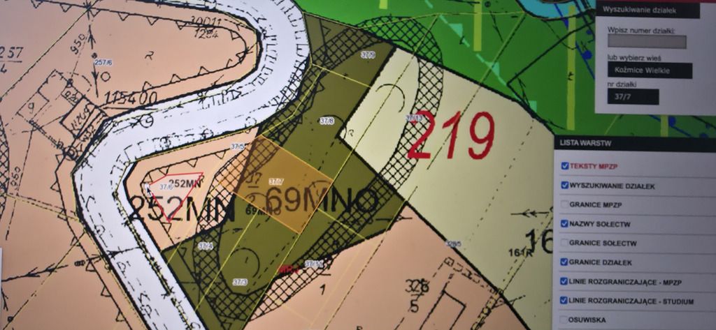 Działka budowlana Koźmice Wielkie. Zdjęcie 7