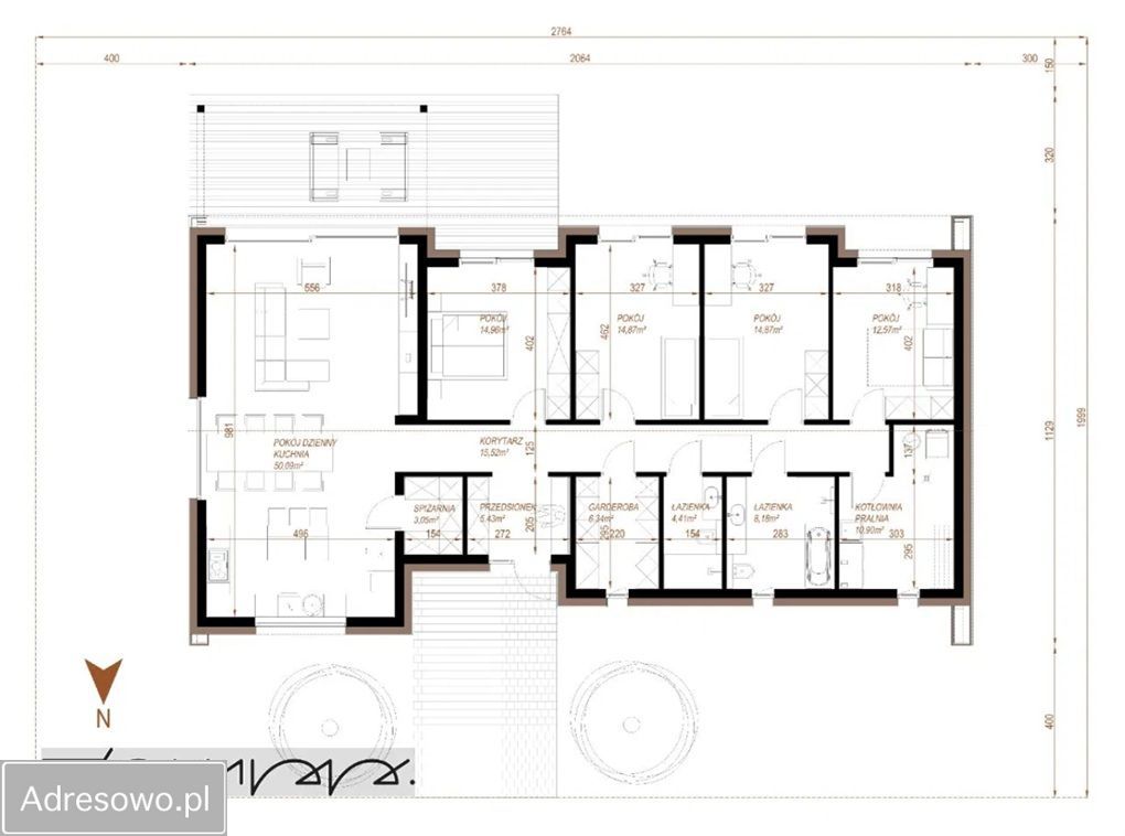 dom wolnostojący, 5 pokoi Łukaszowice, ul. Kwiatowa. Zdjęcie 16