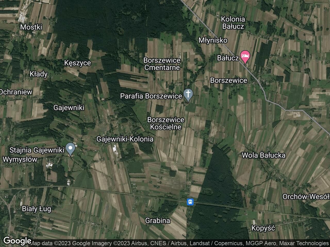 Działka Borszewice Kościelne, bez pośrednika 2200 m2
