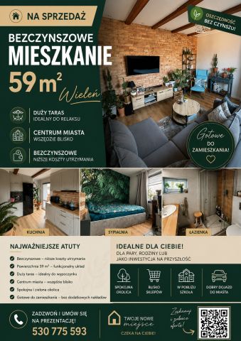 Mieszkanie 3-pokojowe Wieleń, ul. Nowe Miasto. Zdjęcie 1