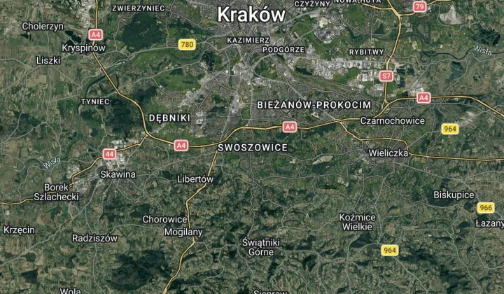 Działka leśna Kraków Swoszowice