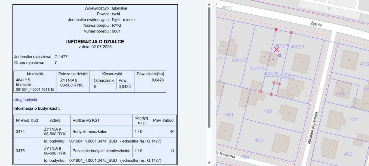 Działka budowlana Ryki, ul. Żytnia. Zdjęcie 4