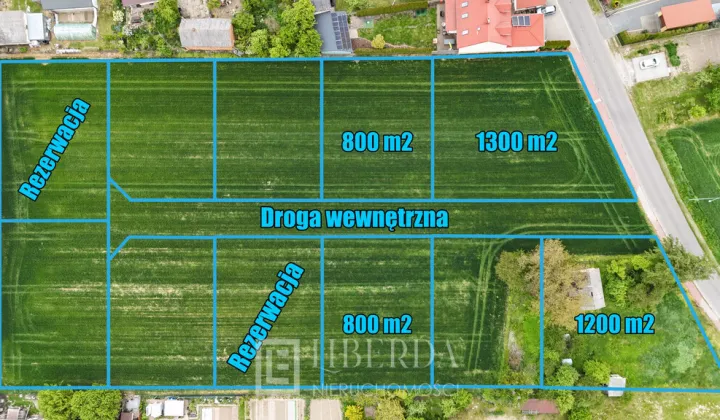 Działka budowlana Zagrody, ul. Nadstawna