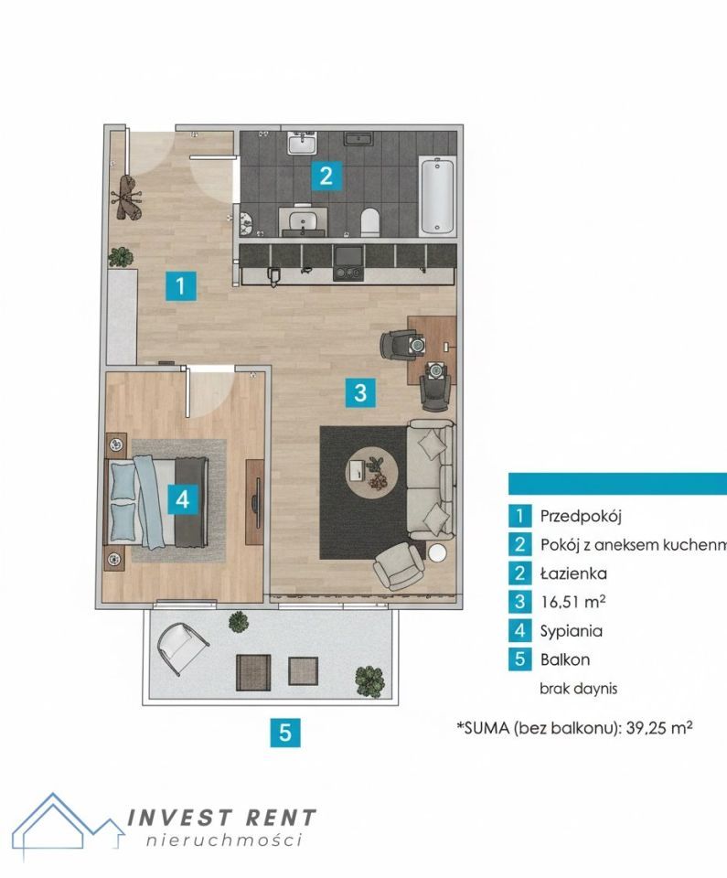 Mieszkanie 2-pokojowe Kołobrzeg. Zdjęcie 13