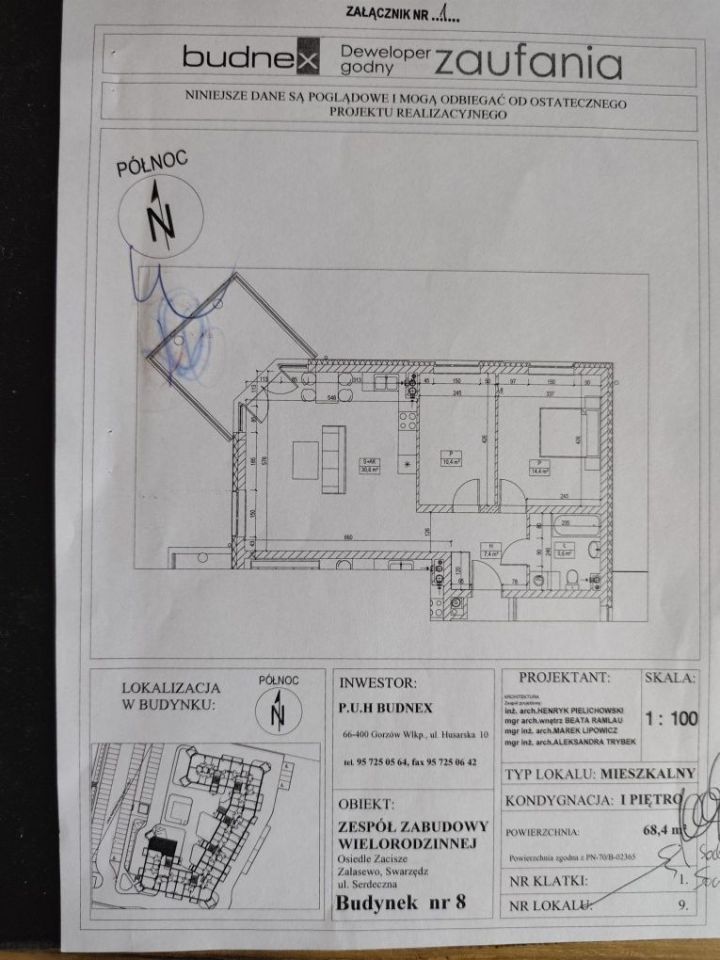 Mieszkanie 3-pokojowe Zalasewo, ul. Serdeczna. Zdjęcie 15