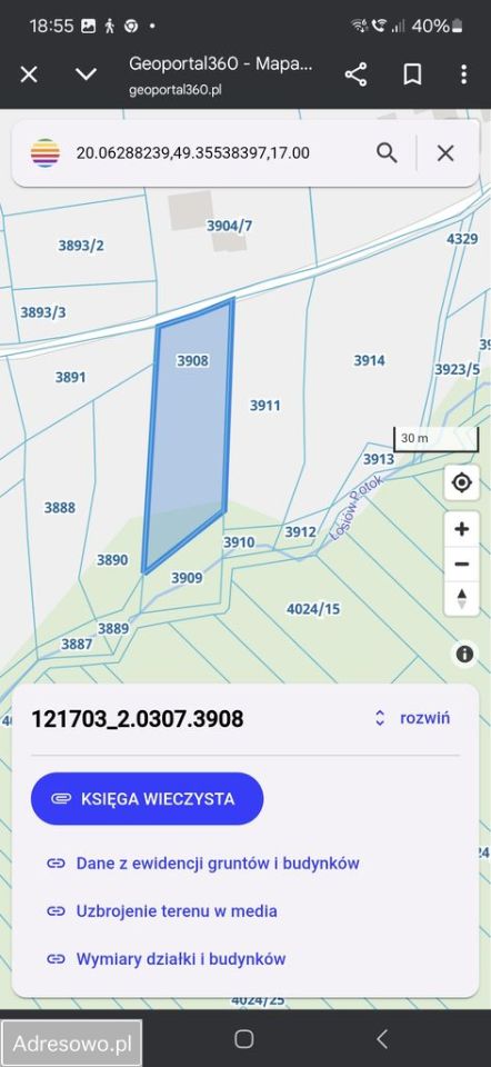 Działka inwestycyjna Leśnica. Zdjęcie 4