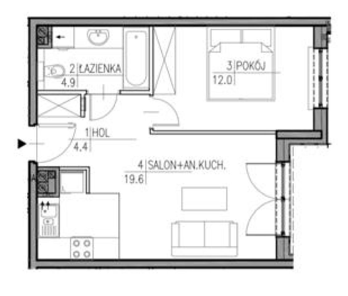 Mieszkanie 2-pokojowe Warszawa Wilanów, ul. Sejmu Czteroletniego. Zdjęcie 20