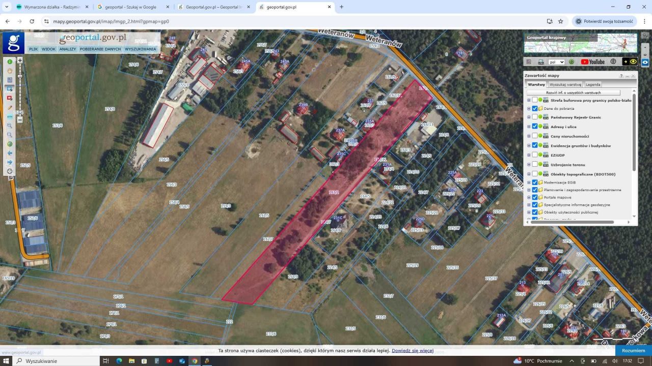 Działka budowlana Łąki, ul. Weteranów. Zdjęcie 3