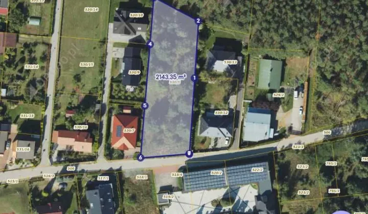 Działka budowlana Zielona Góra Przylep, ul. Przylep-8 Maja